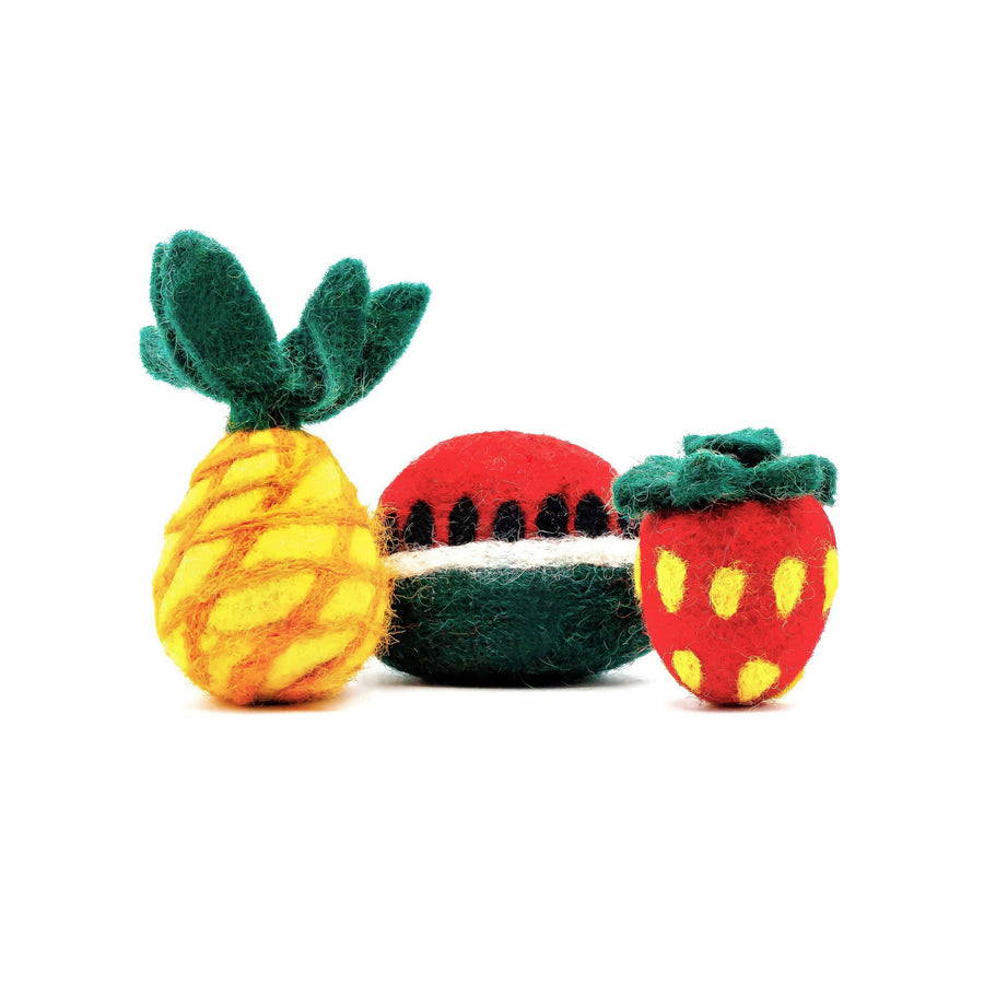 Fruit Basket  - Felt Cat Toy