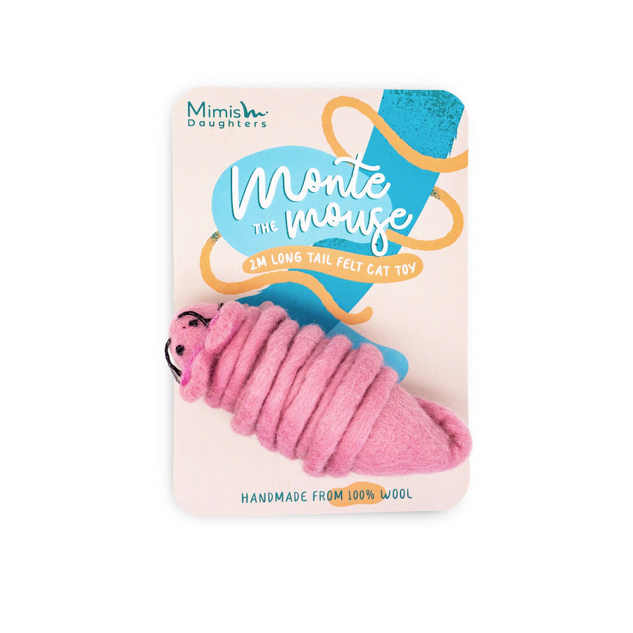 Mouse Cat Toy - 2M Long Tailed Felt Cat Toy | Mimis Daughters
