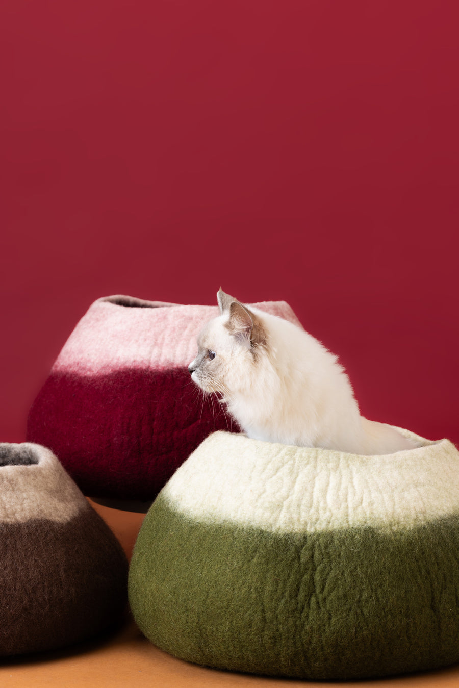 Forest Green Cat Basket