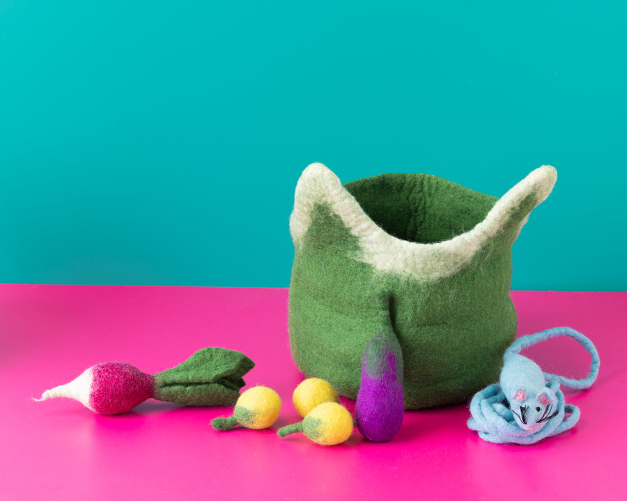 Evergreen Cat Toy Storage