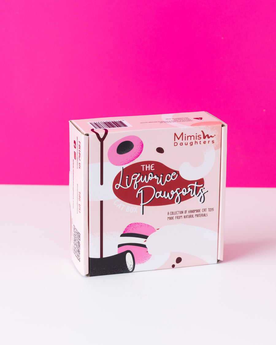The Pawsorts Liquorice Cat Box