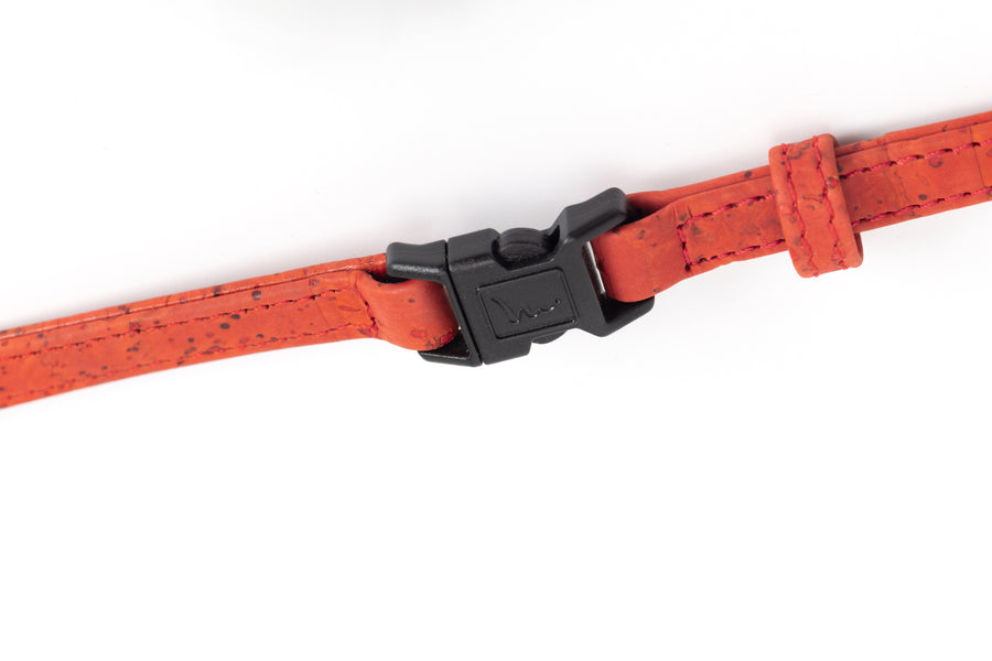 Red Cork Cat Collar