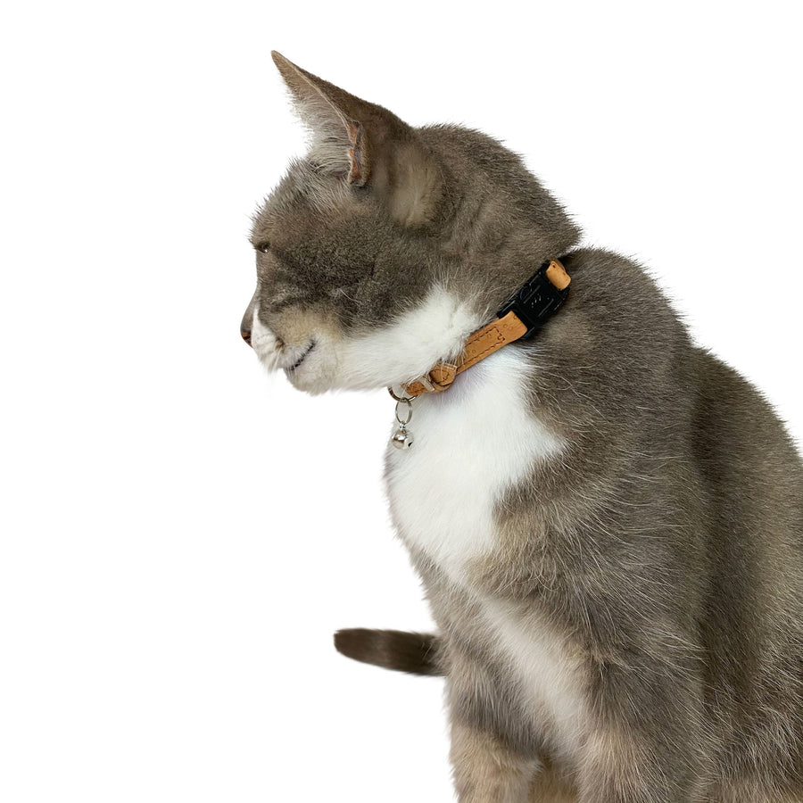 Natural Cork Cat Collar
