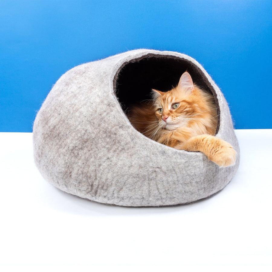 Cat Cave Bed - Chocolate Condo for Two | Mimis Daughter