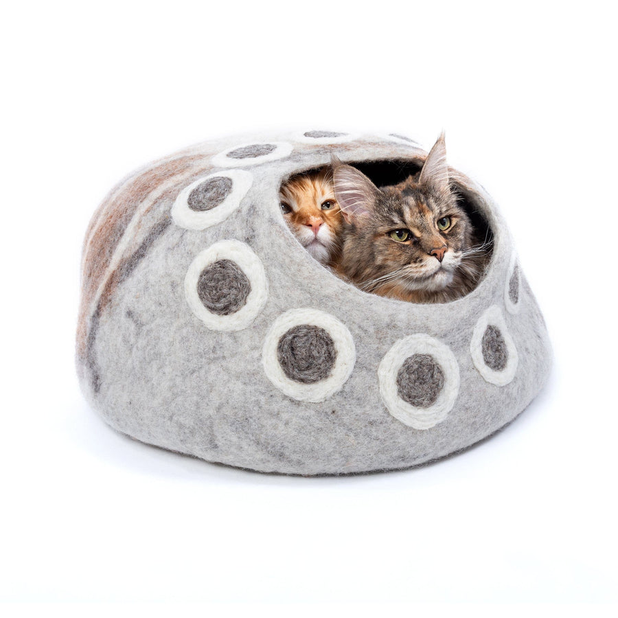 Grey Condo Cat Cave Bed