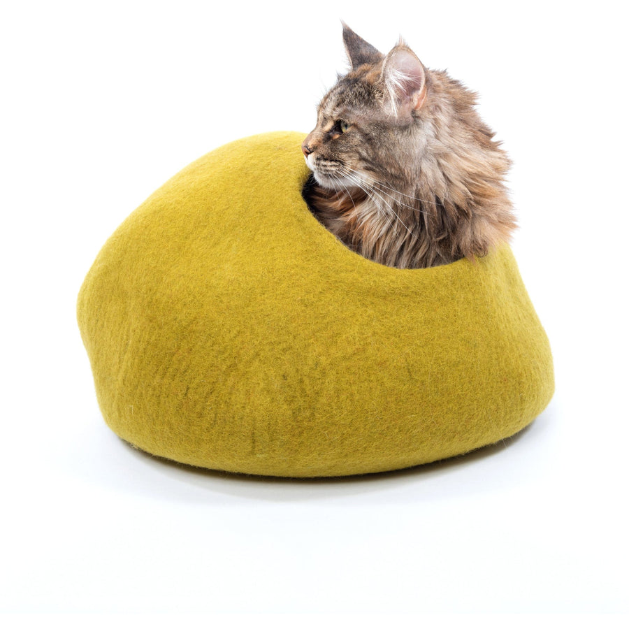 Mustard Cat Cave Bed - Cat Cave Beds | Mimis Daughters 