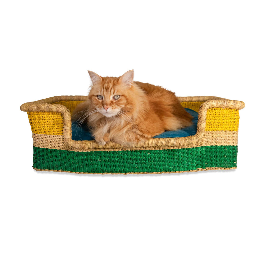 Handwoven Pet Bed - Hand Woven For Cat | Mimis Daughters